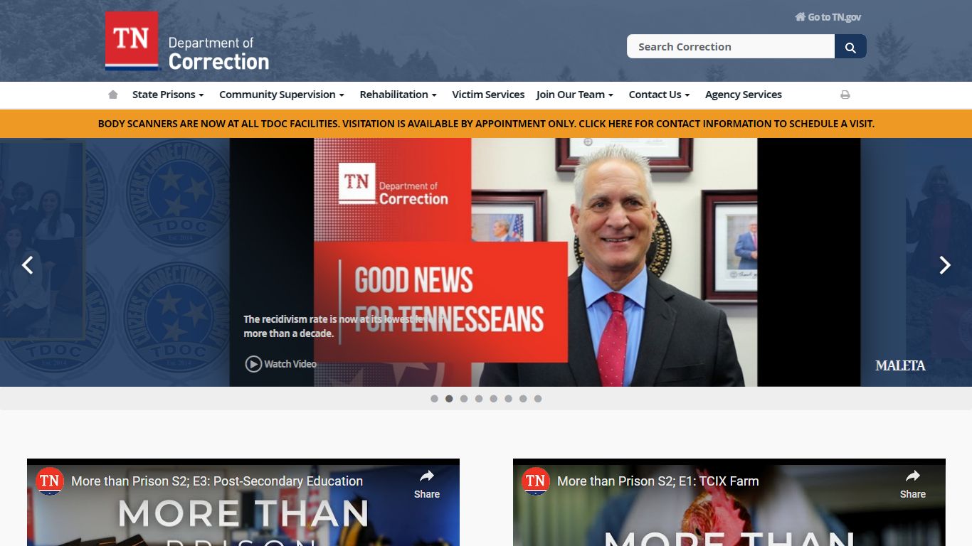 Department of Correction - TN.gov